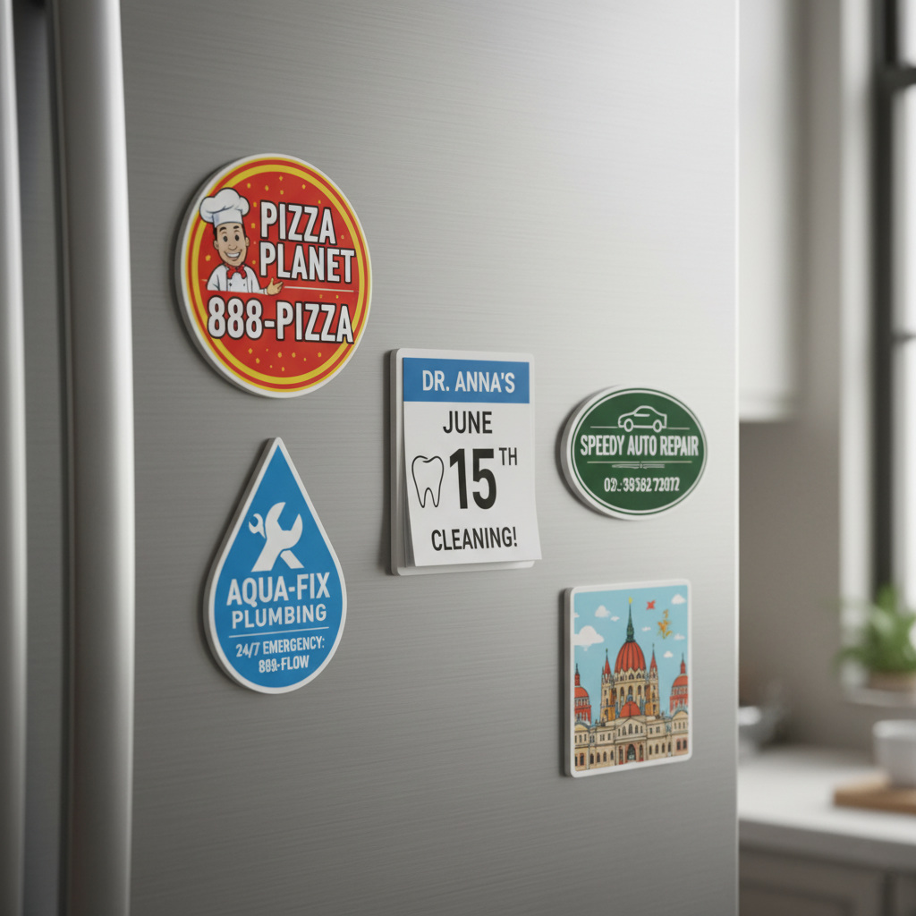 Hűtőmágnes vs. Névjegykártya